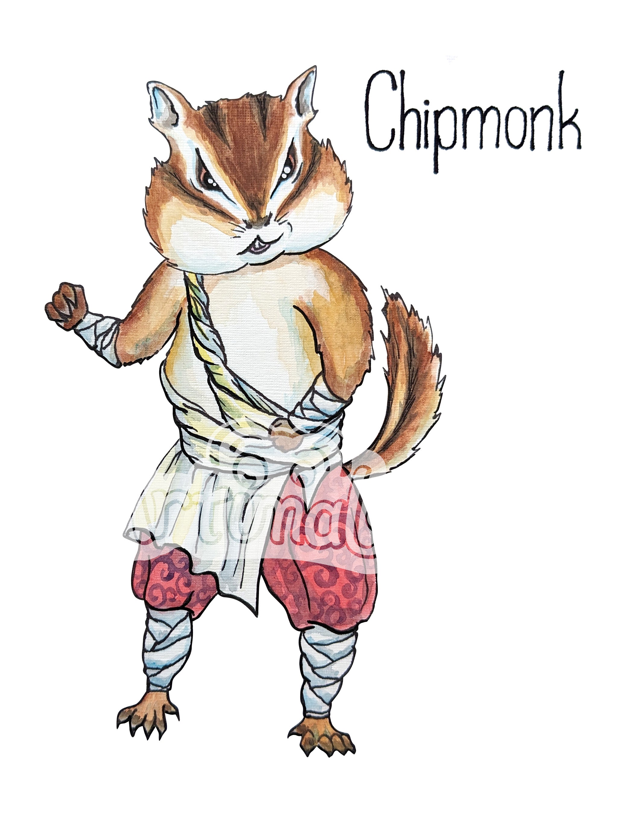 Chipmonk – Theresa Hanson Art